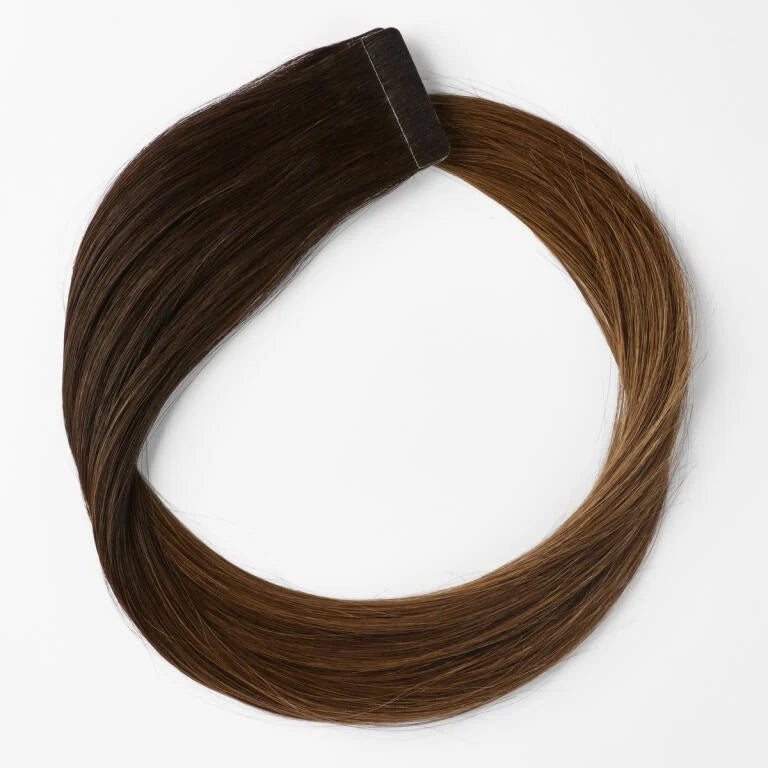 Premium Tape Extensions O2.3/5.0 Chocolate Brown Ombre